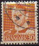 Denmark 1948 Reyes 30 KR Naranja Scott 309
